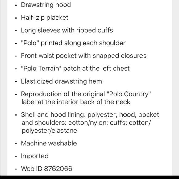 Polo Ralph Lauren pull over Terrain - Picture 5 of 10